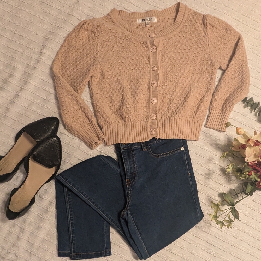 {yemak} Pink cardigan